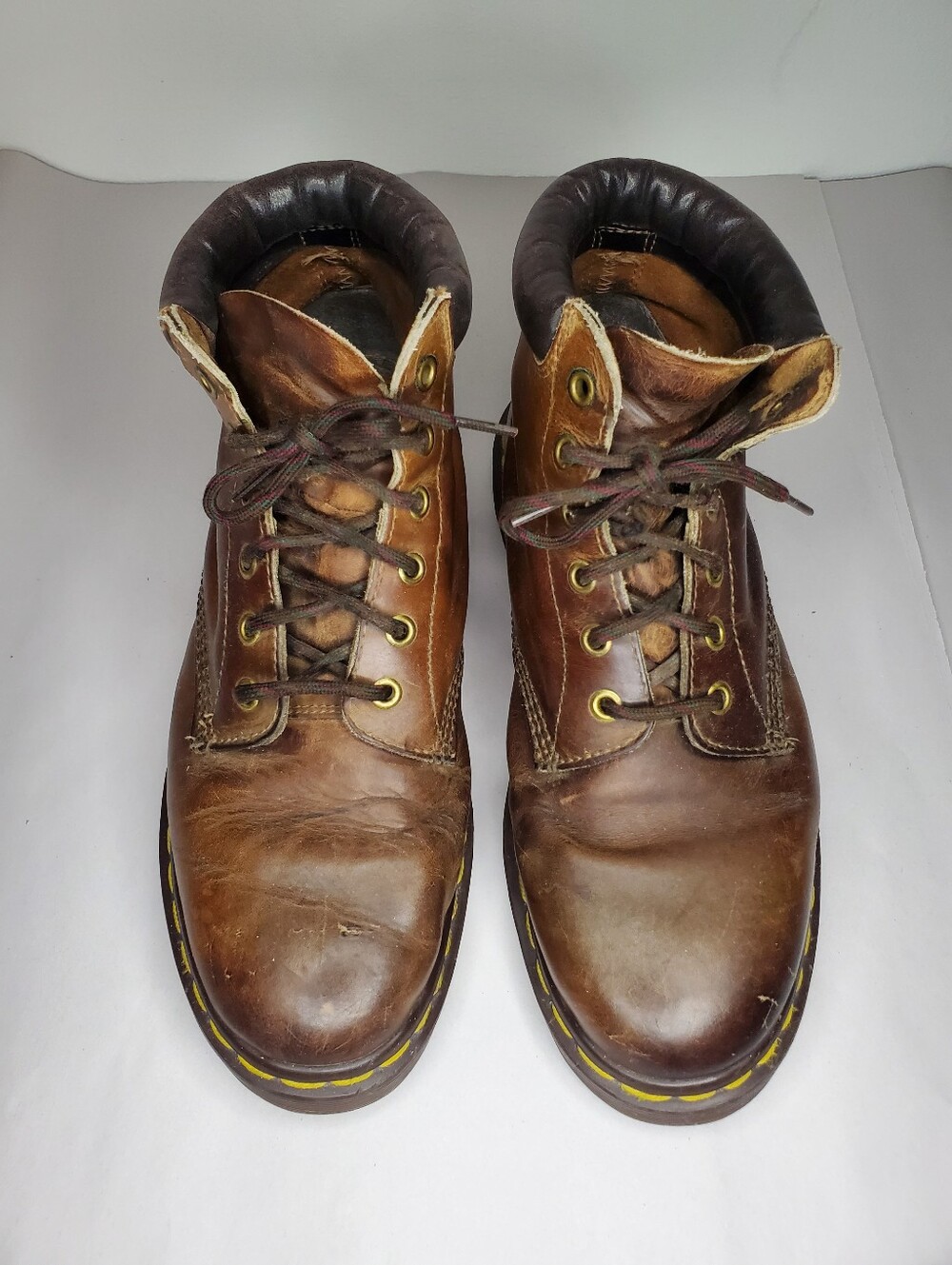 DR. MARTENS Vintage 8542 Made in England Chunky Boots Size UK 6 US 8